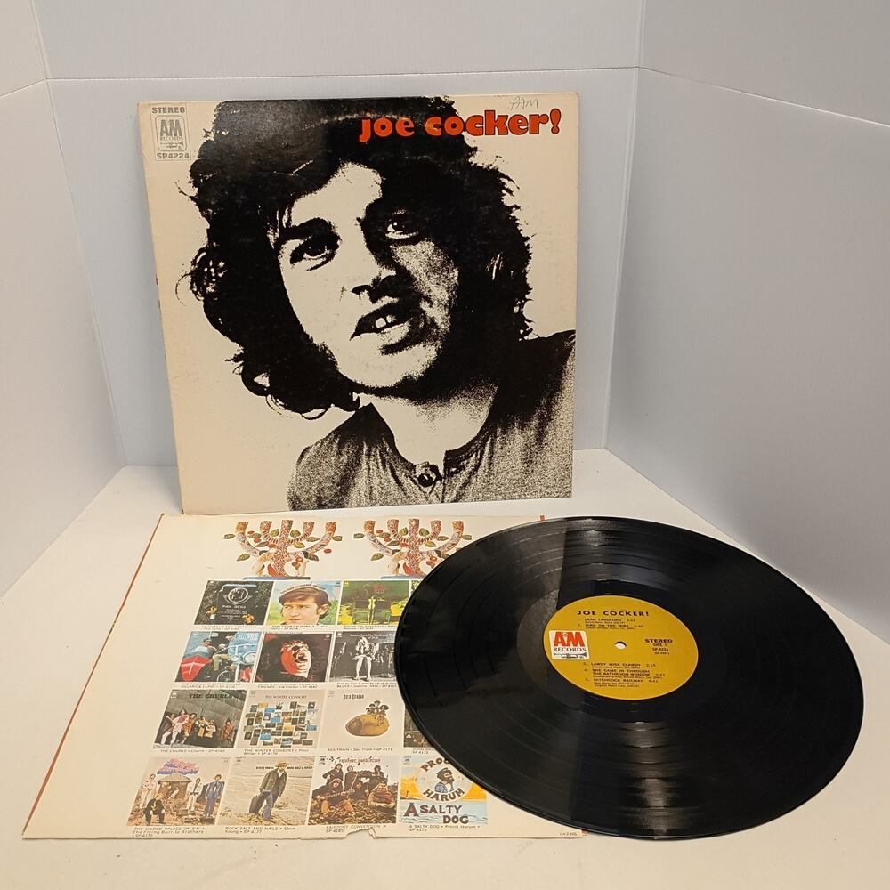 Joe Cocker! Self Titled Vinyl LP Stereo Record Original 1969 A&M Records, SP4224